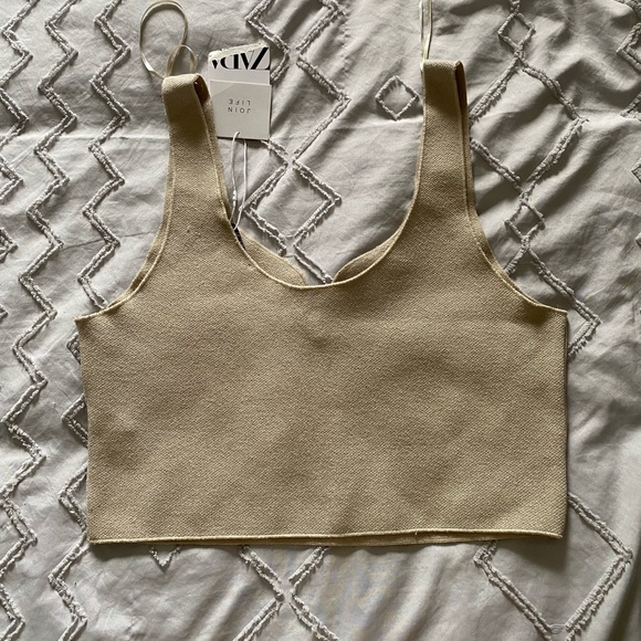 nwt Zara knit crop top M - Picture 3 of 6